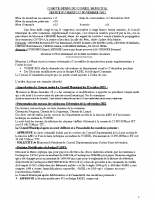 CR Conseil Municipal 23  novembre 2021