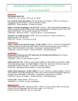 Agenda du 1 mai au 11 mai 2025 Pays de Charlieu-Belmont